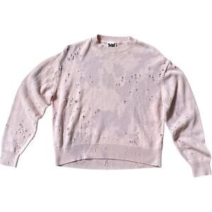 Totally Blown Shotgun Distressed Rose Sweater | Joshua Tree, Size M, EUC, $148
